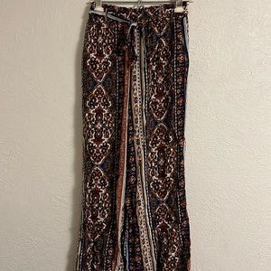 Bohemian patterned pants